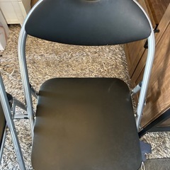 パイプ椅子2脚セットの画像