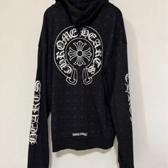 Chrome Hearts クロムハーツ  総柄 アームロゴ / トップス XL ブラック メンズの画像