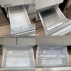 美原店 三菱 ノンフロン 冷凍冷蔵庫 MR-WX52D-W 2019年製　6ドアの画像