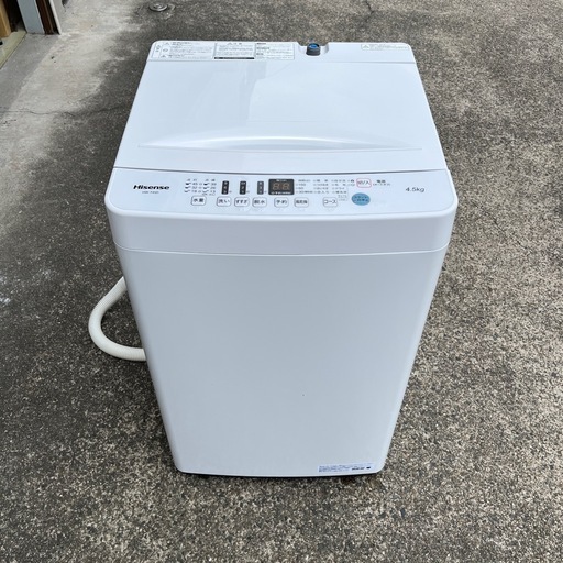 Hisence 洗濯機 HW-T45D 4.5㎏　2021年製　美品 ハイセンス 洗濯機 Hisense 4.5kg HW-T45D 2021年製 一人暮らし