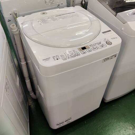 愛品倶楽部柏店】 SHARP シャープ 2021年製 7.0kg 全自動洗濯機