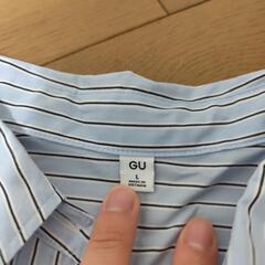 未使用 gu ジーユー シャツ レディース Lサイズの画像