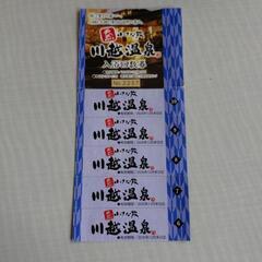 値下げ　スタンプカード追加　小さな旅 川越温泉 入浴回数券 5,100円相当の画像