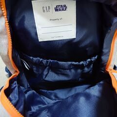 【未使用】GAP バックパック　キッズ　スターウォーズ　BB8　の画像