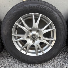 ノア.ヴォクシー等❗️15インチアルミ☆195/65/15バリ山冬タイヤ付き