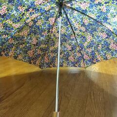 「新品」花柄 大判長傘& 折り畳み傘の画像