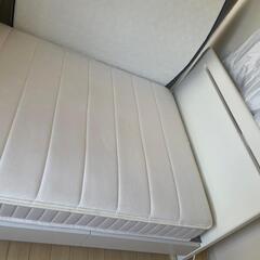 セミダブルベッドマットレス付きの画像