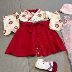 女の子　新生児　セレモニー服　2点セットの画像