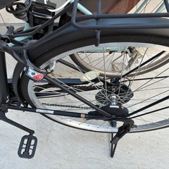 カゴ付き軽量変速自転車の画像