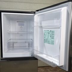 【美品】AQUA ノンフロン冷凍冷蔵庫 シルバー AQUA ノンフロン冷凍冷蔵庫 2ドアAQR-14N 2023年製 シルバー 25h