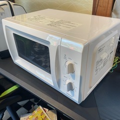 【リサイクルサービス八光】2022年製　ヤマゼン 電子レンジ ターンテーブルタイプ 17L 60Hz（西日本地域対応） YRT-S177（W）6の画像