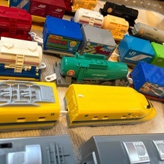 プラレール　運転士ごっこ　貨物列車　新幹線　電車セット　の画像