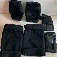 M【中古品】Moonwalk 国内衝撃試験クリア プロテクター 手首/肘/膝 6点 インラインスケート スケボー 自転車  大人用 Mサイズの画像