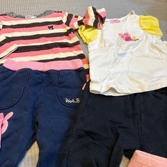 【取引者決定 】
ミキハウス　80cm 女の子　11点セットの画像