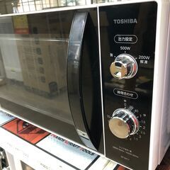 【中古品】東芝　電子レンジ　ER-SM17　フラット型　2019年製の画像