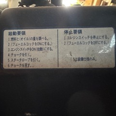SUZUKIの発電機の画像
