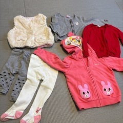 【取引者決定 】ミキハウス 女の子 冬物6点セット