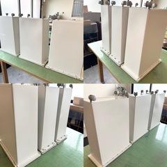 無印良品 ダストボックス・大  3個セット キャスター付きゴミ箱の画像
