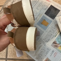 くま　子供靴16センチ　フタフタの画像