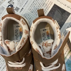 くま　子供靴16センチ　フタフタの画像