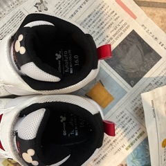 ミッキー　子供靴16センチの画像