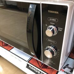 【中古品】東芝　電子レンジ　ER-SM17　フラット型　2021年製の画像