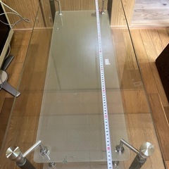 ガラステーブルテレビボード　　　の画像