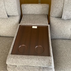 電動3人掛けソファの画像