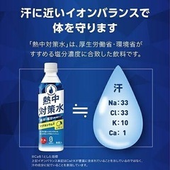 熱中対策水の画像