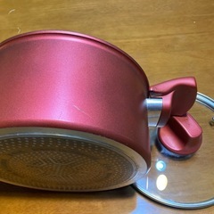 T-fal  ティファール  両手鍋 レッドの画像