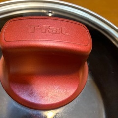 T-fal  ティファール  両手鍋 レッドの画像