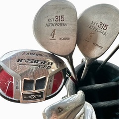 ゴルフクラブ アイアン等12本セット＋ケースの画像