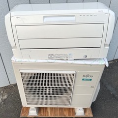 ■エアコン 富士通 18畳用 ノクリア 5.6kw 2017年製■FUJITSU nocria AS-X56G2 単相200V 冷媒R32■ハイブリッド気流 音声でお知らせ機能 3D温度センサー■ジャンク品扱いの画像