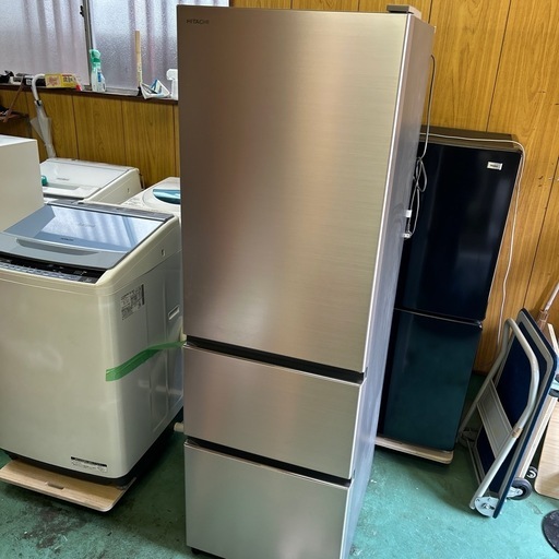 【済】日立 3ドア冷蔵庫 315L