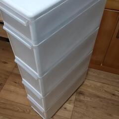 【美品】キッチン5段隙間収納キャスター付き…早い者勝ちの画像