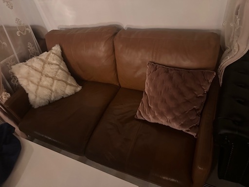 本革2.5名掛けソファ