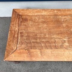 座卓 アンティーク家具 昭和 ケヤキ材 和製アンティークの画像