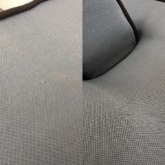 ☆ニトリ ゲーミング座椅子 一人専用 グレー×ブルー ゲーミング座いす ゲーミングチェア リクライニング14段階 インテリア 中古品(NF250805)546-77の画像