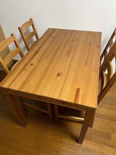 【名古屋市内引き渡し限定】IKEA ダイニングテーブル セット【お値下げ交渉◎】 IKEA ダイニングテーブルセット (どん) 川和町のテーブル