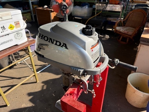 本田技研/HONDA/ホンダ 小型船舶用船外機 BZBF 2馬力 エンジン 2017年製