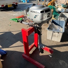 本田技研/HONDA/ホンダ 小型船舶用船外機 BZBF 2馬力 エンジン 2017年製の画像
