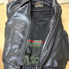 【新品未使用品】 【CNPLOPANSS] 本革 メンズジャケット　黒色  無地の画像