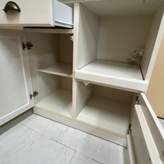 【美品ホワイト】ニトリ中型キッチンボードの画像