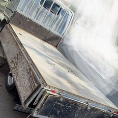 キャンター用　平ボディ　トラック　荷台　2トン10尺　本州車　の画像