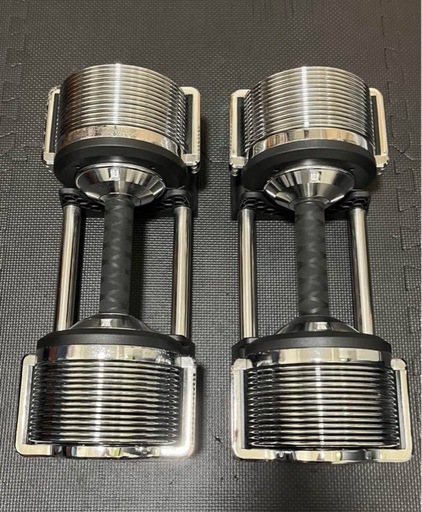 ライシン可変式メタルダンベル32kg 2個セット (こーへい) 二戸の