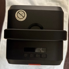 【中古品ほとんど未使用品】小型 セラミックヒーター 1200W 【小型&マイナスイオン&LCDディスプレー表示】 の画像