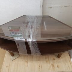 リユースのサカイ栃木店★ジモティ割あり★  TV台 ブラウン W82×D37×H36 クリーニング済み TC10108の画像