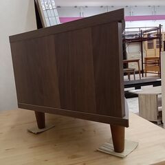 リユースのサカイ栃木店★ジモティ割あり★  TV台 ブラウン W82×D37×H36 クリーニング済み TC10108の画像