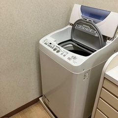 シャープ SHARP たて型洗濯乾燥機（5.5kg） ブルー系 の画像