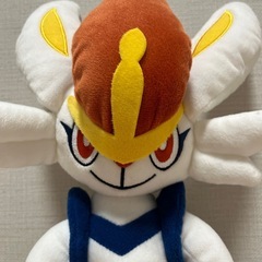 ポケットモンスター★でっかいぬいぐるみ・エースバーン・新品・タグ付きの画像